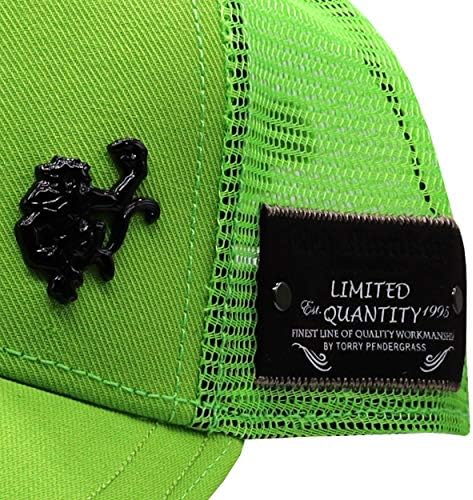 אדום קוף בטיחות אזור 1315 ניאון ירוק אופנה יוניסקס מהדורה מוגבלת נהג משאית כובע כובע עבור גברים ונשים