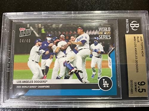 2020 Topps Now World Series Los Angeles Dodger Ceam