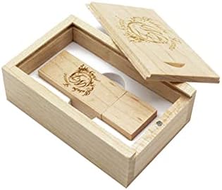מלבן לוגו חרוט בהתאמה אישית מלבן עץ פנדרייב עם מתנת קופסאות עץ מעץ בהתאמה אישית.