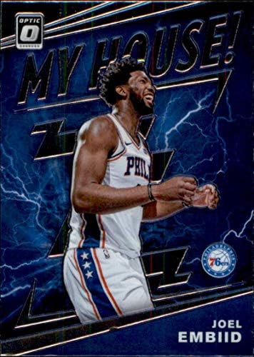 2019-20 דונרוס אופטיקה הבית שלי 4 ג'ואל אמביד פילדלפיה 76ers כרטיס כדורסל
