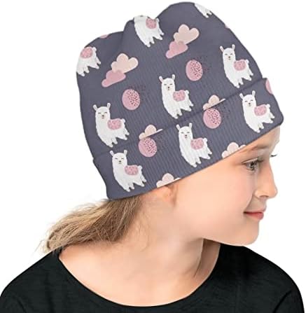 BABRUKDA ילדים חורפים כובע סרוג כובעים חמים כובעים כובע גולגולת כפה לבנות בנות כיסוי ראש