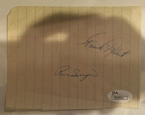 פרנק קלרט ורוס מאייר חתמו על חתימתו של ברוקלין דודג ' רס ב - 1955