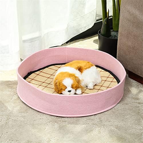 גור מיטת מיטות עבור קטן כלב כלב כרית סוכריות בצבע עגול לחיות מחמד מלונה כלב קן וכלב מלונה