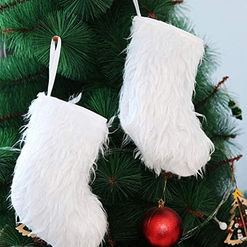 עבאודם 2 יחידות חג המולד גרבי חג המולד עץ מתנת שקיות דקורטיבי גרב סוכריות שקיות-