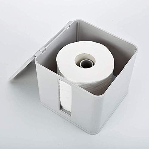 קופסת רקמות אמבטיה של CDYD, מחזיק נייר טואלט, מגש שירותים, צינור נייר אטום למים ללא אגרוף