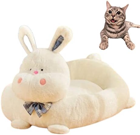 עצמי התחממות חתול מיטה-חמוד ארנב צורת חתול מחמד מיטת כסא נשלף רחיץ עבור קטן בינוני חתלתול כלב חתול מיטה לחיות מחמד בית אספקת