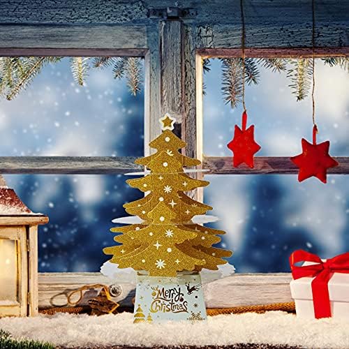 עץ חג המולד לחג המולד קישוטי שולחן עבודה מבריקים קישוטי מיני עם אורות עץ חג המולד עיצוב בית חג המולד נורות חג מולד קישודים