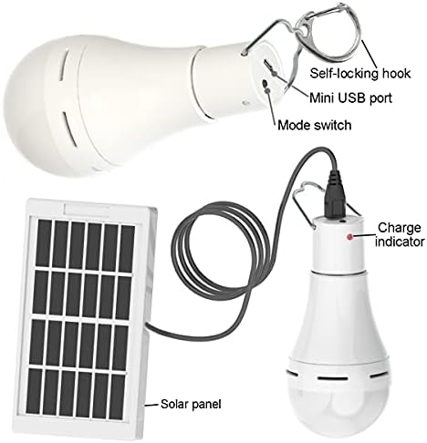 אור הנורה סולארית נייד 300 ליטר עם שלט רחוק 4 מצב פנס הוביל אור קמפינג מקורה עבור מנורת לול טיולים אוהל דיג מקורה לשפוך אור חירום 2 מארז