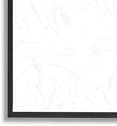תעשיות סטופל אפור חתול חיות מחמד טרקוטה בית צמחי בית טרופי, עיצוב עד יוני אריקה שיט שחור מסגרת קיר אמנות, 11 x 14, לבן